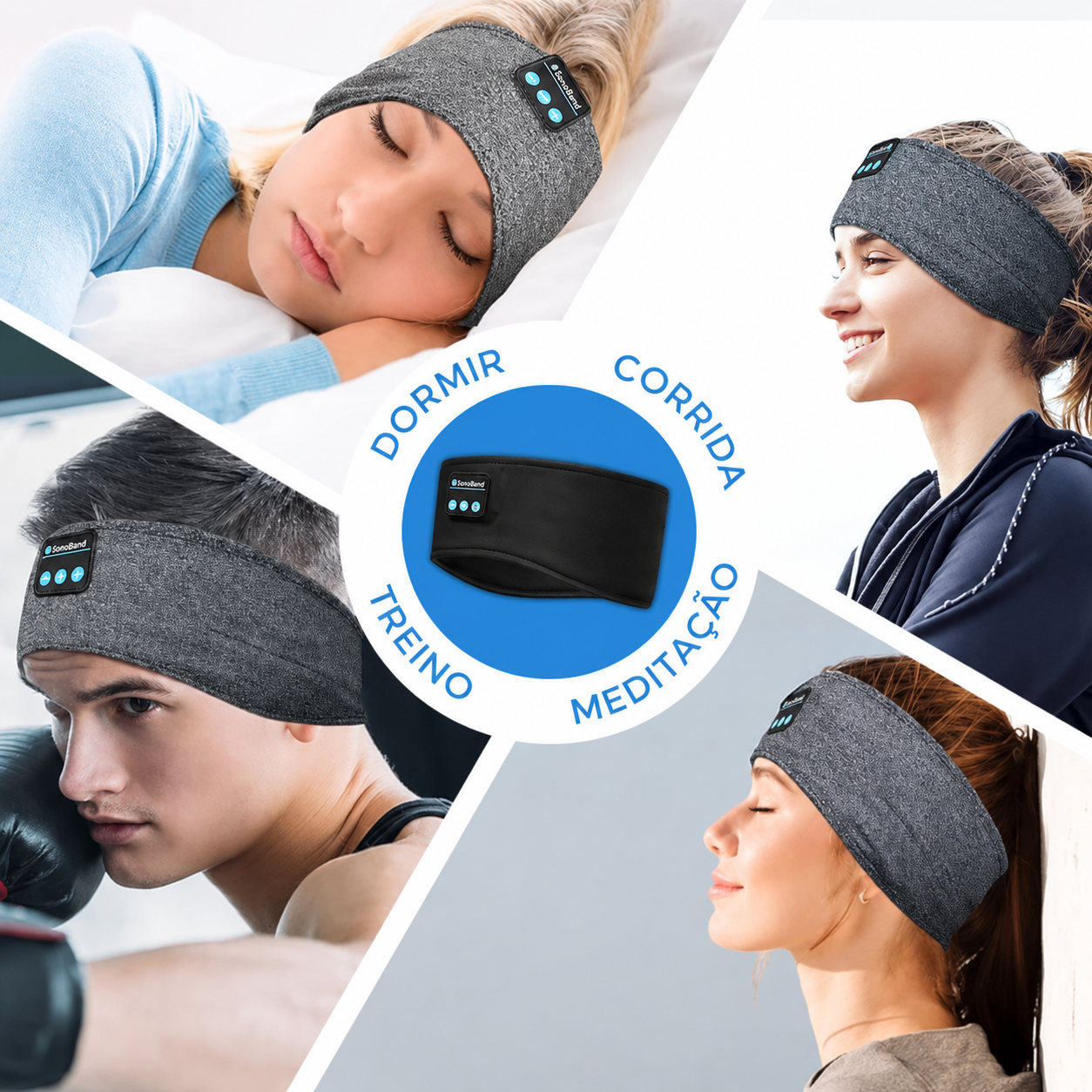 SonoBand | Fones de Ouvido Bluetooth para Dormir